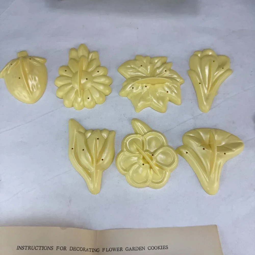Vintage The Four Mc B's Flower Garden and Happy Days Cookie Cutters